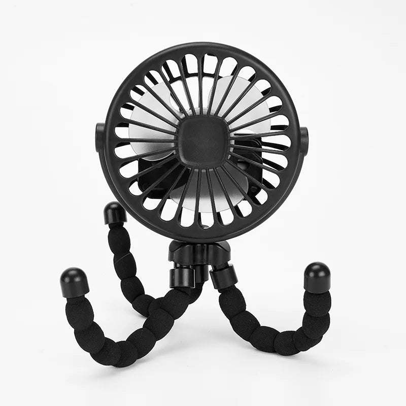 ventilateur-poussette-bébé-noir