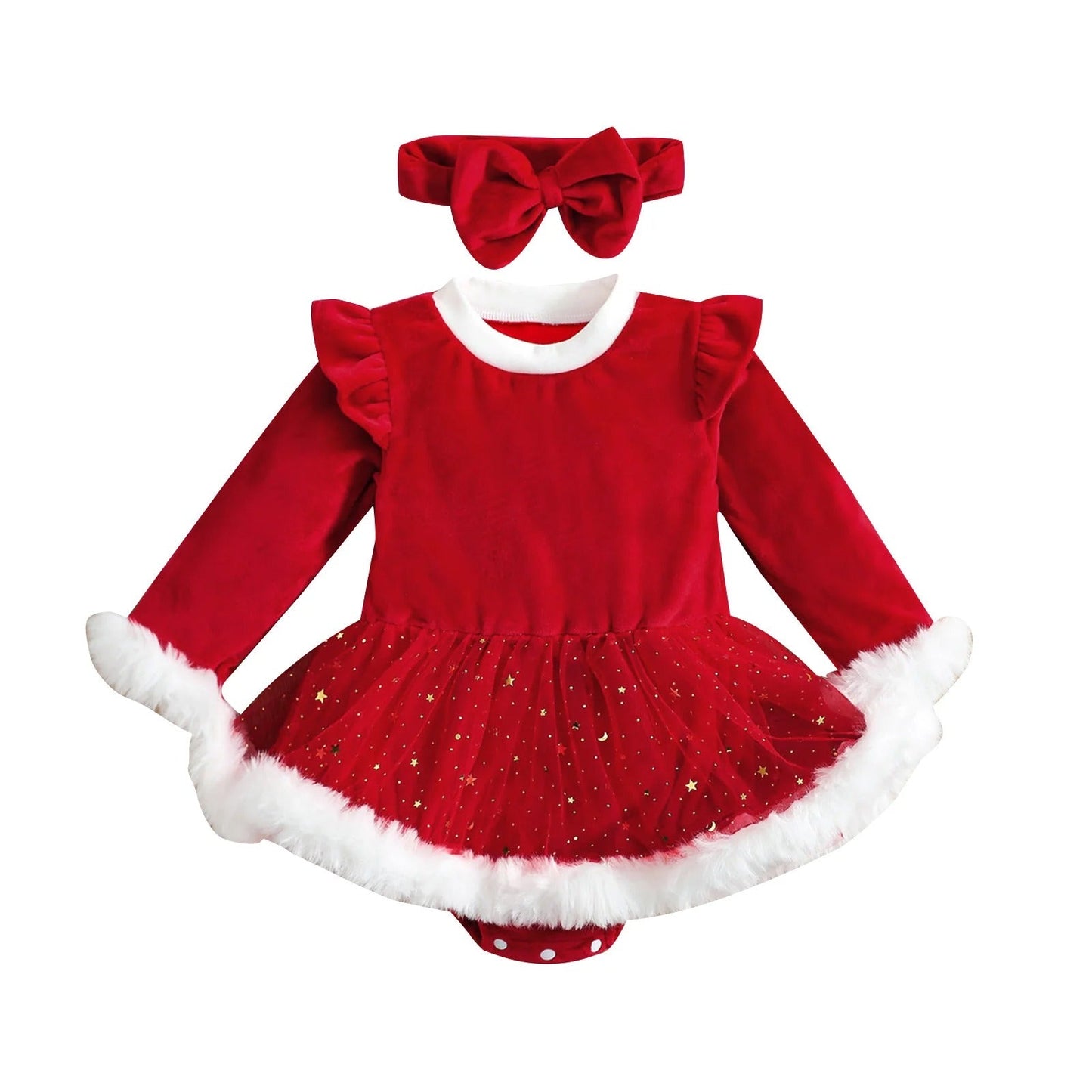 Robe barboteuse de Noël pour bébé - Bébés et Mamans