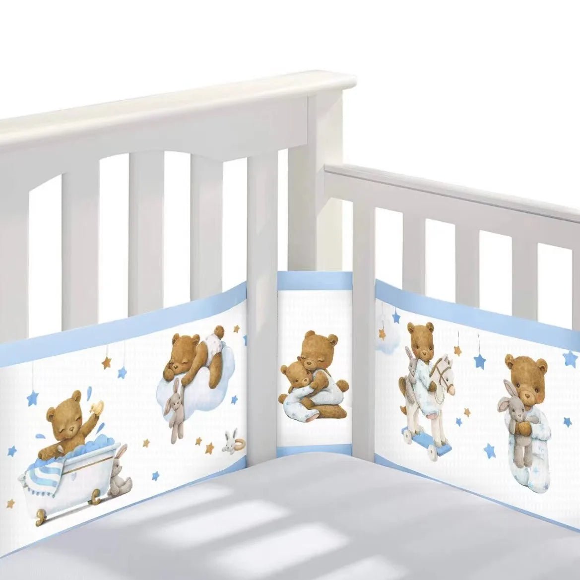 Tour de lit bébé en maille - Bébés et Mamans