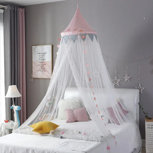 ciel-de-lit-bebe-magique-rose