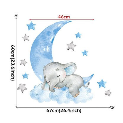 BabyElephant™ - Autocollants muraux pour chambre de bébé | bébé - Bébés et Mamans