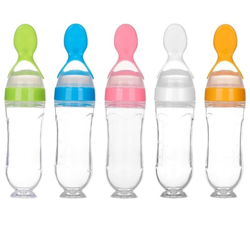 Biberon avec cuillère pour nouveau - né | EasyBottle™ - Bébés et Mamans