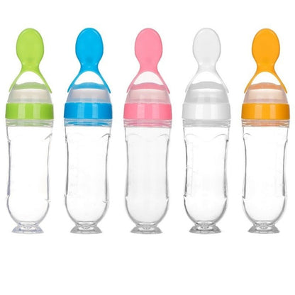 Biberon avec cuillère pour nouveau - né | EasyBottle™ - Bébés et Mamans