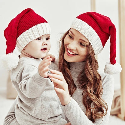 Chapeau de noël pour bébé et adulte - Bébés et Mamans