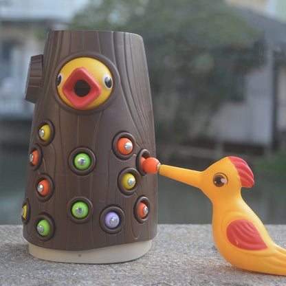 FeedingBird™ - Jouets magnétique attrape - ver | Jeux enfants - Bébés et Mamans