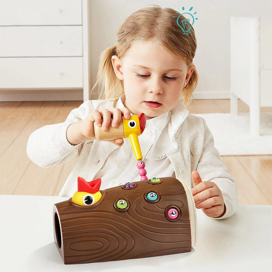 FeedingBird™ - Jouets magnétique attrape - ver | Jeux enfants - Bébés et Mamans