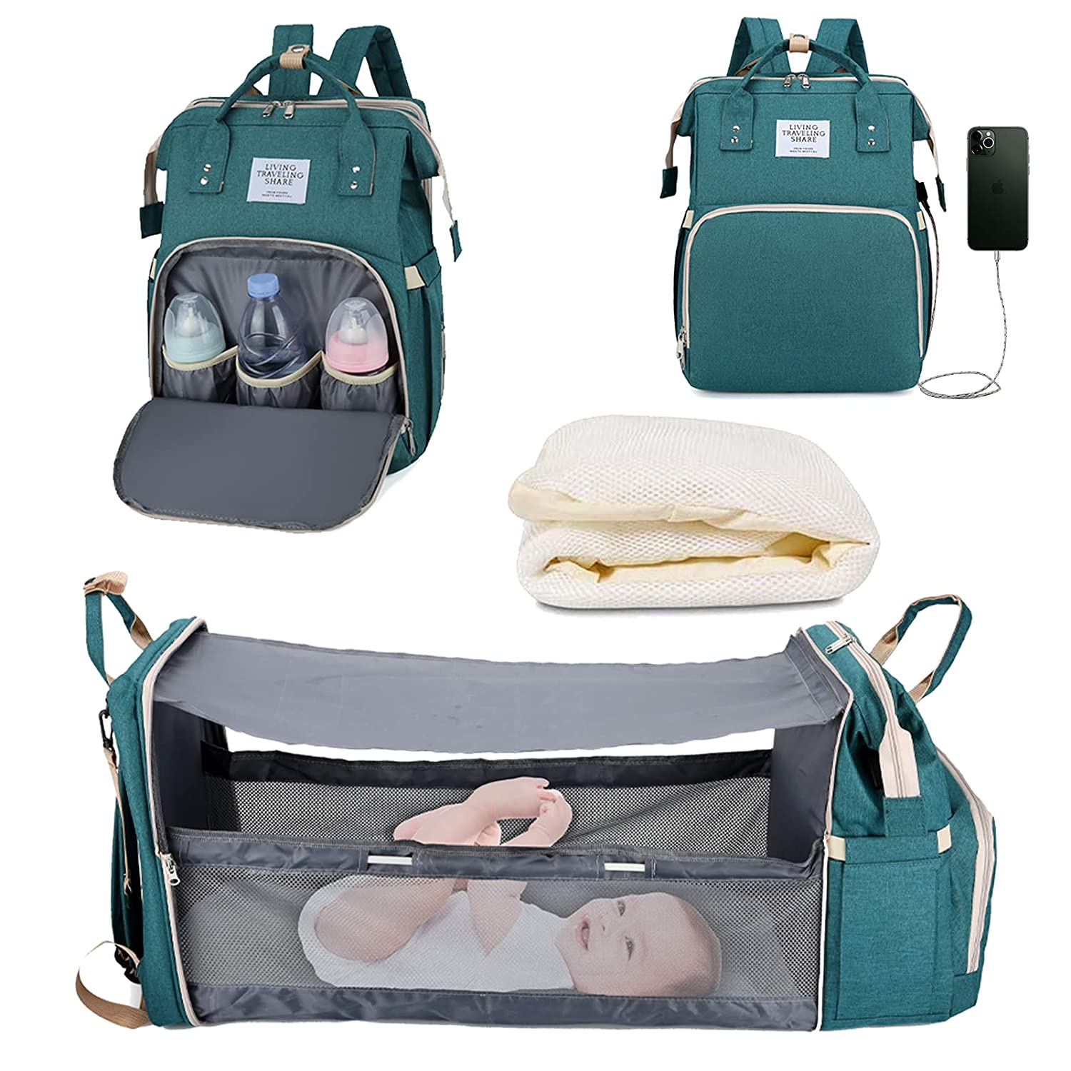 Sac à langer portatif | Berceau de voyage BabyNappy™ - Bébés et Mamans