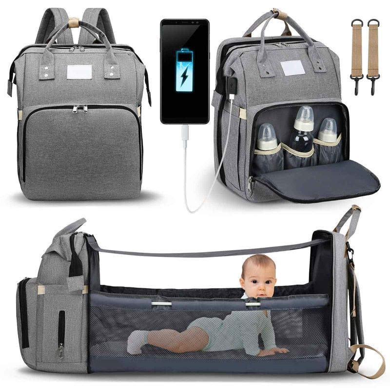 Sac à langer portatif | Berceau de voyage BabyNappy™ - Bébés et Mamans