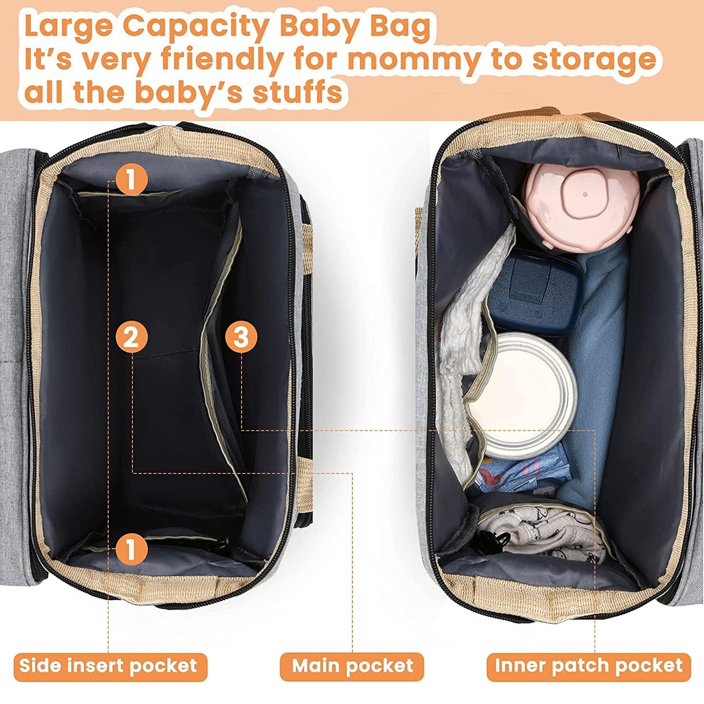 Sac à langer portatif | Berceau de voyage BabyNappy™ - Bébés et Mamans