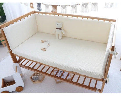 Tour de lit bébé | Blanc - Bébés et Mamans